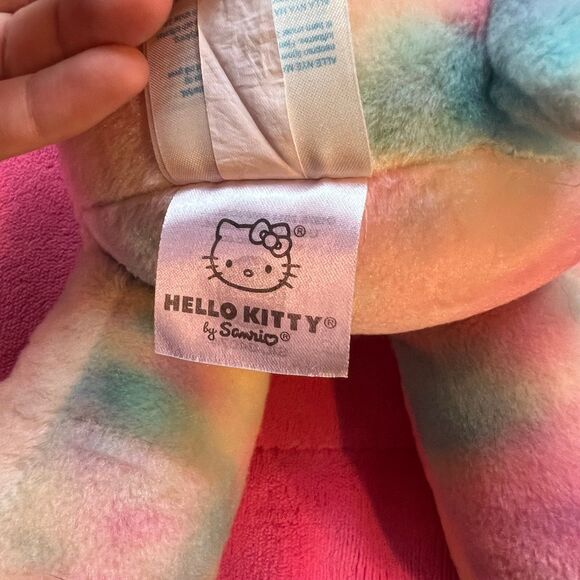 Hello Kitty Plush Build a Bear Workshop Tie Dye Watercolor Rainbow 18” Sanrio - Picture 5 of 6